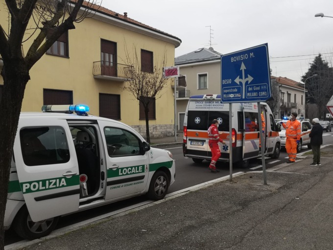 Investimento a Cesano Maderno, gravissima un’anziana