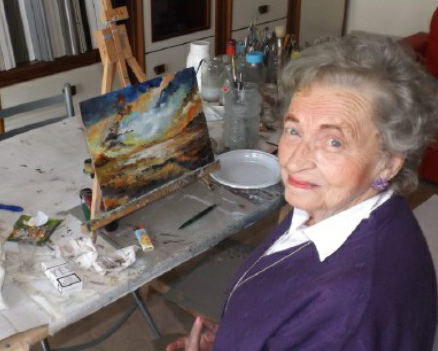 Una vita dedicata all’arte. Ora le sue opere aiuteranno la mensa dei poveri