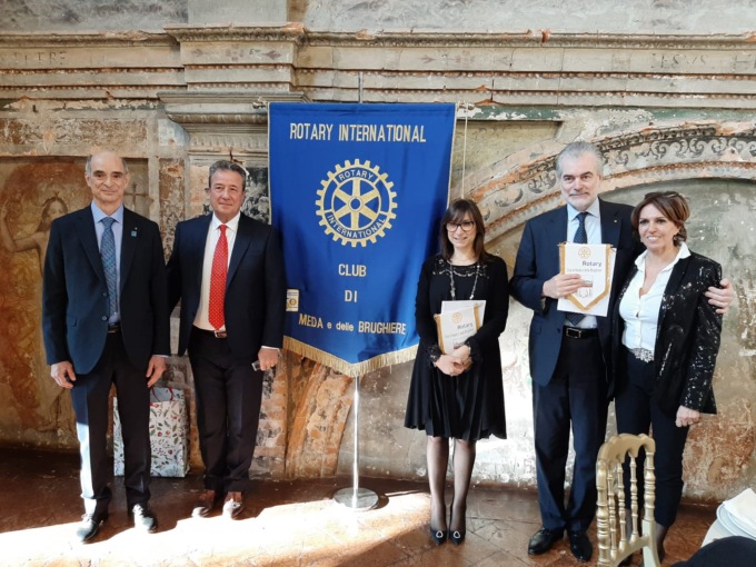 Il Rotary di Meda e delle Brughiere ha accolto due nuovi soci