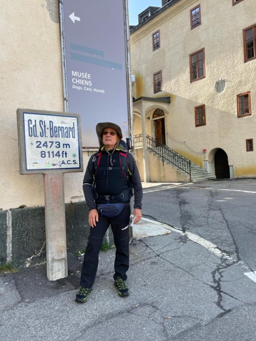 Claudio ce l’ha fatta: dopo tre mesi di cammino ha conquistato la via Francigena
