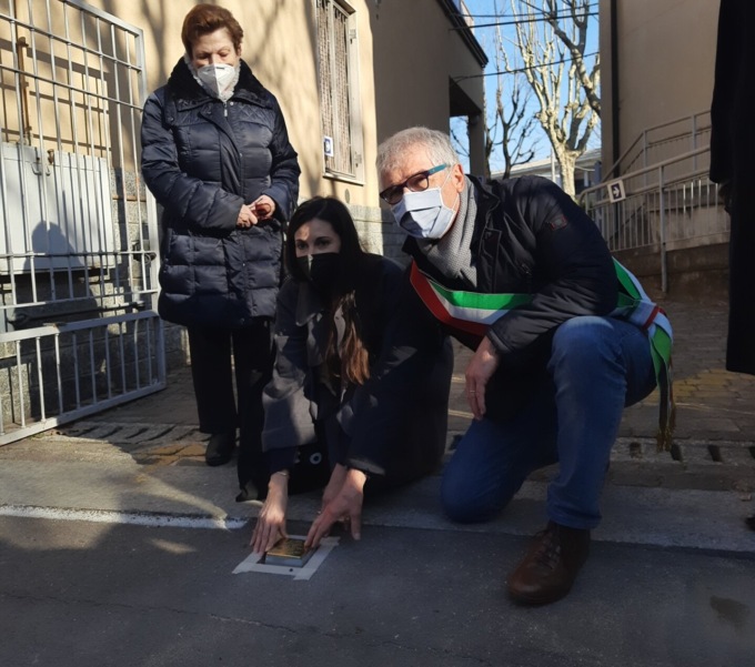 Pietra di inciampo per Leontino Bertaggia