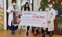 Insieme per Fily ha donato centomila euro all'Istituto dei Tumori per la cura dell'osteosarcoma