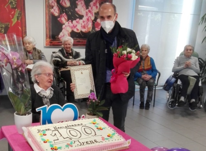 E’ sopravvissuta alla guerra e ha vinto per due volte il tumore: Irene Pollina compie cent’anni