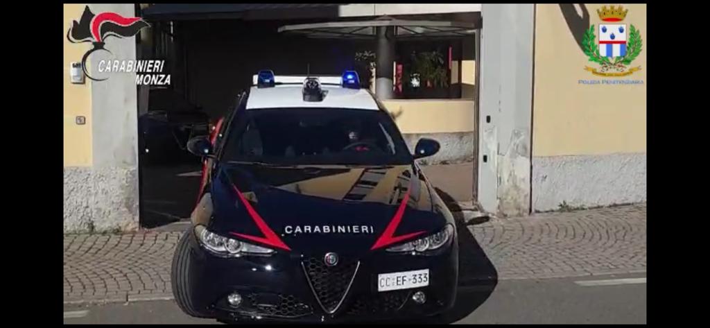 Carabinieri Monza spaccio di droga soldi sequestrati