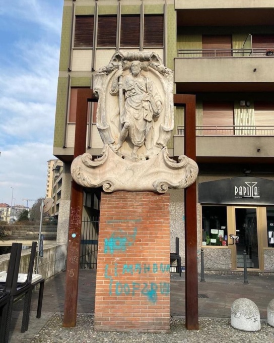 Vandalizzata l’effige storica di San Giacomo