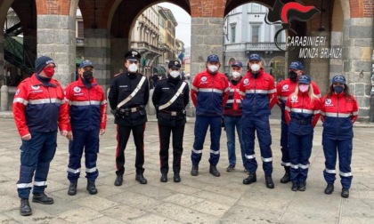 Carabinieri volontari tornano in servizio in centro Monza