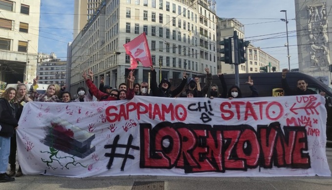 manifestazione corteo protesta Milano