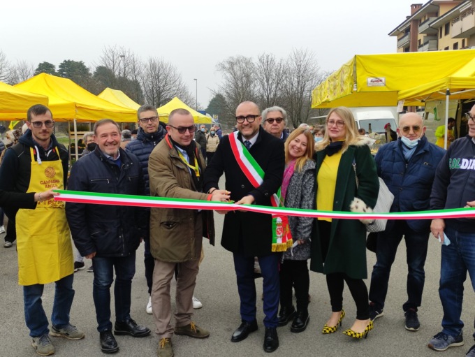 Buona la prima per il nuovo mercato agricolo di Concorezzo