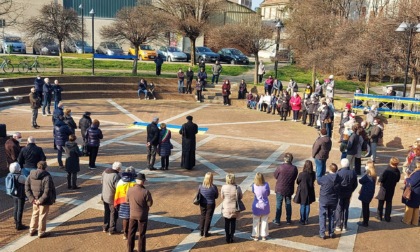 In piazza per dire "no alla guerra in Ucraina"