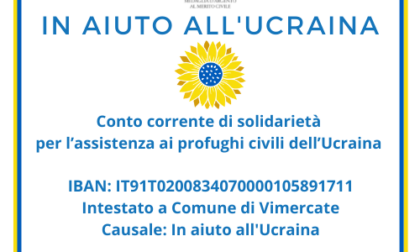 Vimercate attiva un conto corrente di solidarietà per i profughi ucraini
