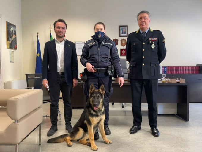 Unità cinofila antidroga: firmato l’accordo con il Comune di Milano per addestrare Boss