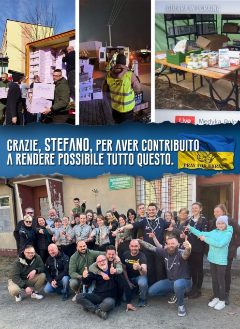“Il viaggio per l’Ucraina lo dedichiamo a Stefano”