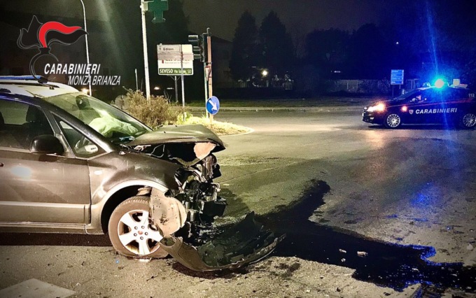 Incidente notturno, denunciato 36enne in stato di ebbrezza alcolica