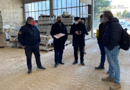 Politecnico in visita all’hangar delle ex acciaierie Falck