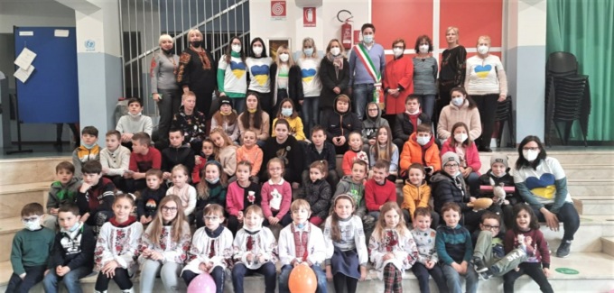 Accolti i bambini ucraini fuggiti dalla guerra
