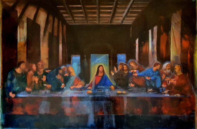 Il Cenacolo di Leonardo Da Vinci rivisitato da Monica Catto