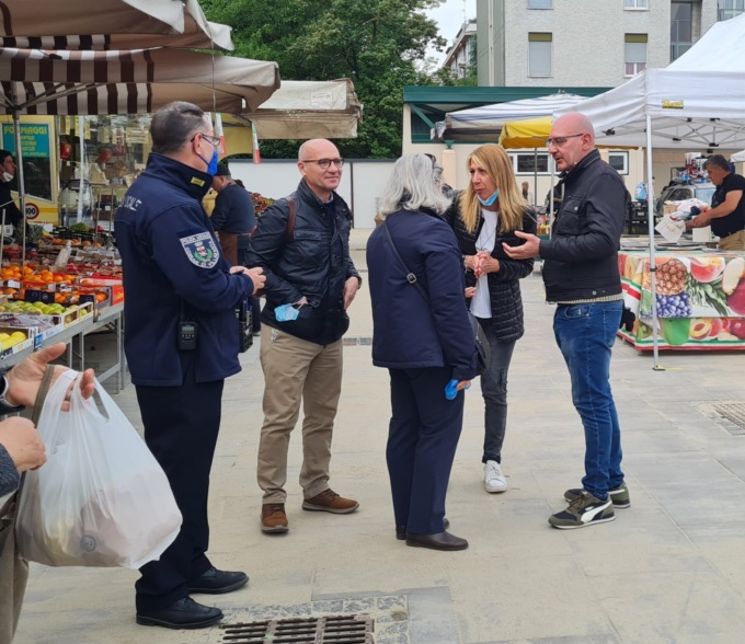 Villasanta, il mercato è ritornato in piazza Europa