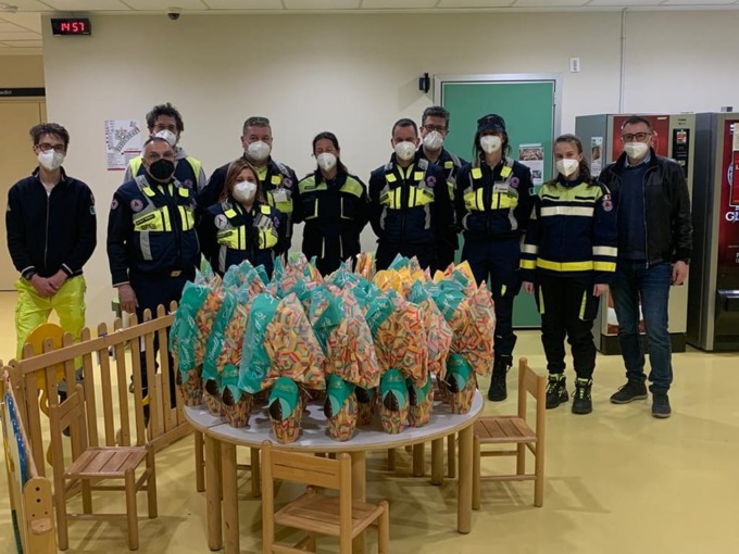 Il grande cuore della Protezione civile di Agrate scalda il San Gerardo