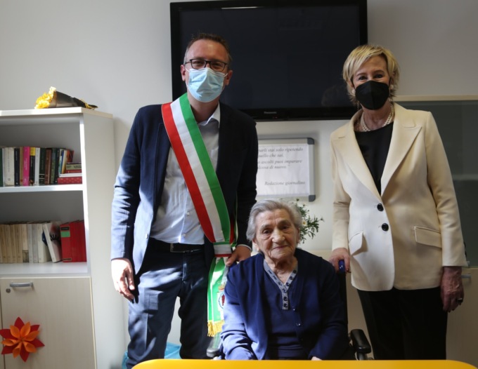 Residenza Amica festeggia la centenaria Assunta Vendramini