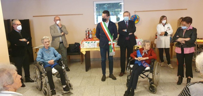 Carate Brianza festeggia due splendide centenarie
