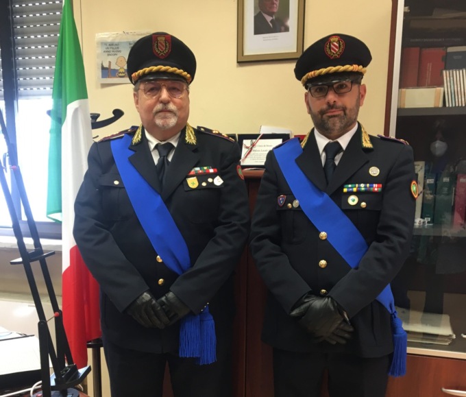 Passaggio di consegne tra Maurizio Di Mauro e il nuovo comandante Giovanni Dongiovanni