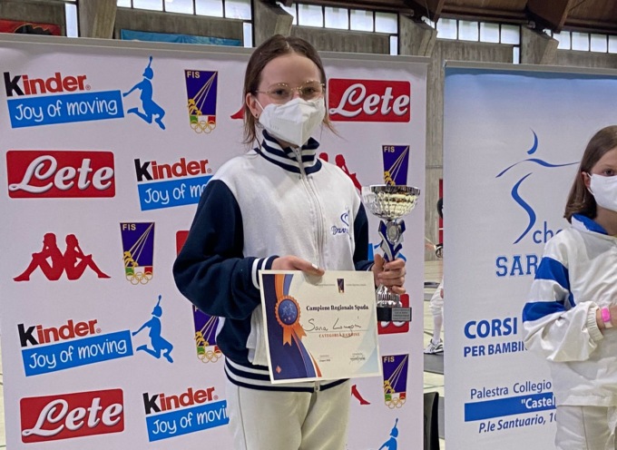 Sara Longoni campionessa regionale di spada
