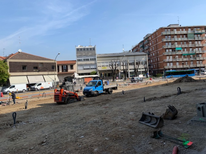 Piazza Marconi chiusa parzialmente per lavori fino a fine luglio