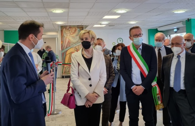 Letizia Moratti a Giussano per inaugurare l’Ospedale di Comunità