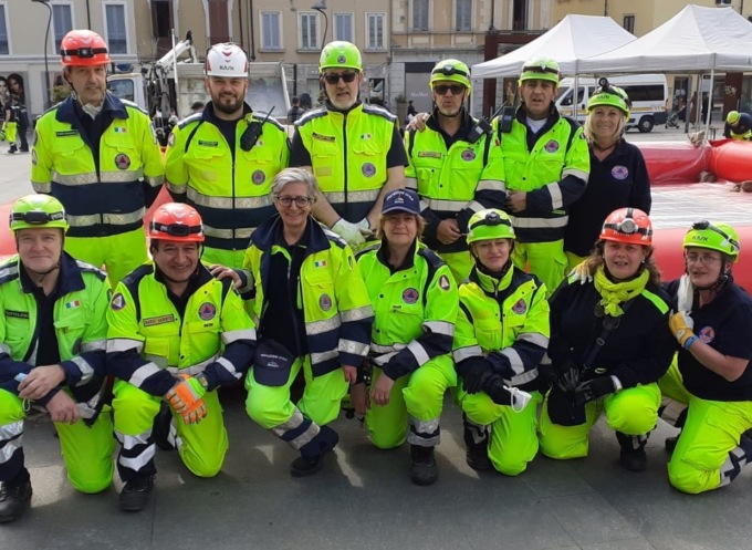 Protezione civile in piazza a Monza: “Ecco cosa sappiamo fare”