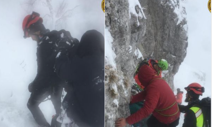 Individuati cinque dispersi sul Due Mani: uno ha una lieve ipotermia