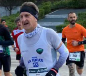Il maratoneta 61enne taglia il ventesimo traguardo