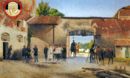 Il dipinto di Camillo Corti restituito a Villa Confalonieri