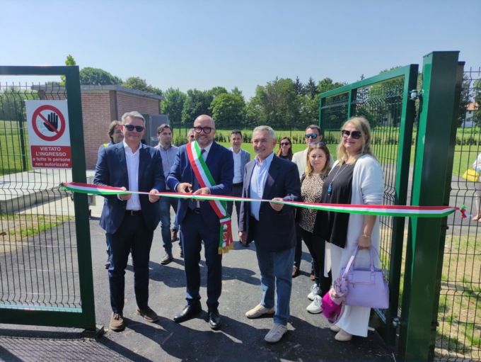 Inaugurata la nuova vasca volano di Rancate