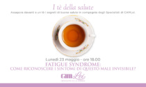 Torna l'appuntamento con i Tè della Salute: lunedì si parla di Fatigue Syndrome