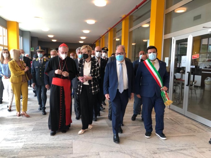 Ospedale di Desio intitolato a Papa Pio XI: la cerimonia con il cardinale Parolin e Letizia Moratti