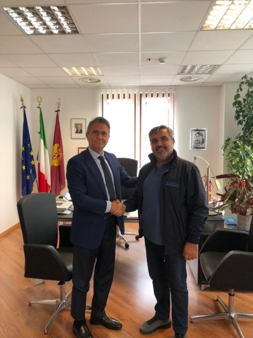 Il saluto del Questore al sovrintendente andato in pensione