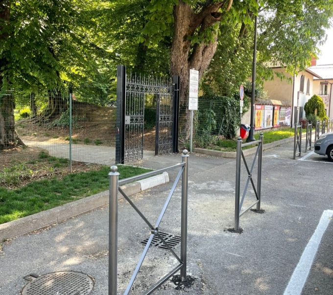Ingresso al Parco Borgia, nuovo camminamento pedonale protetto
