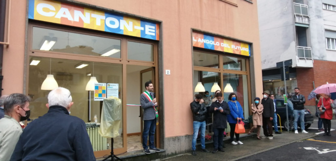 Bernareggio: taglio del nastro per “Canton-E”, l’angolo del futuro