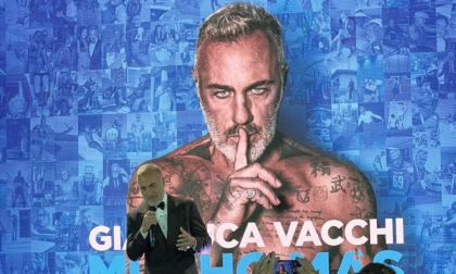 Gianluca Vacchi in Villa Reale per presentare il suo docufilm "Mucho Más"