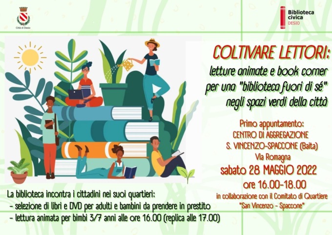 Tante iniziative a Desio per promuovere i libri e la lettura