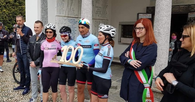 Porcini “conquista” il Ghisallo: 100 volte in bici
