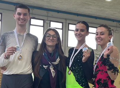 Gaia Grimoldi campionessa regionale di pattinaggio artistico