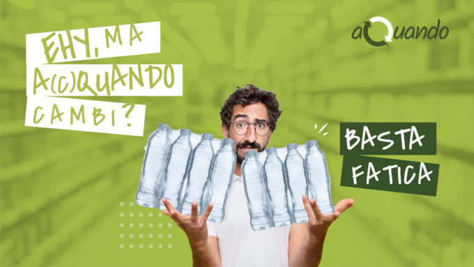 Acqua minerale: Acquando crea il trend del vetro a rendere