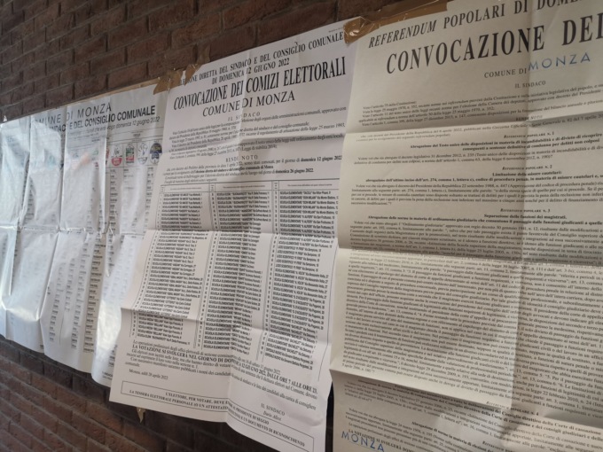 Affluenza  al 15% in Brianza per le Amministrative 2022