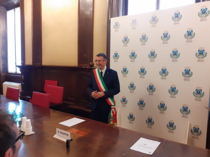 Si è insediato il nuovo sindaco di Monza Paolo Pilotto