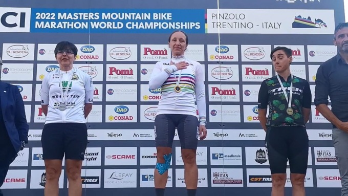 Karin Tosato è campionessa del Mondo Master