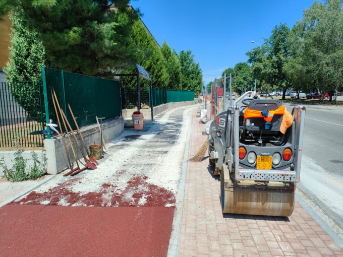 Pista ciclabile: dopo lo stop a causa degli approvvigionamenti, ripresi i lavori