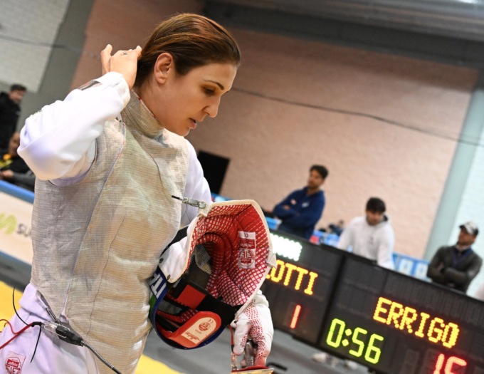 Campionati Italiani Assoluti di scherma, medaglia d’argento per Errigo