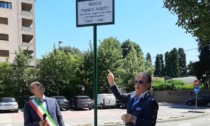 A Meda l'intitolazione del parco al commercialista Franco Fusetti, cittadino benemerito