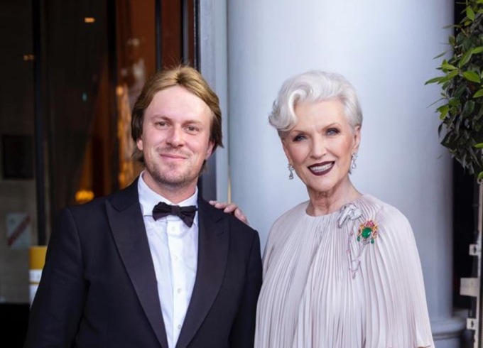 Maye Musk incontra Aleo Christopher, i 70 enni sono i più digital